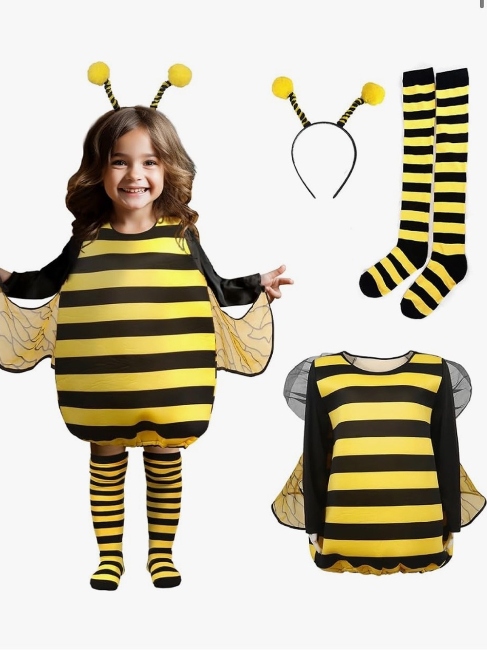 WORN ONCE Bumblebee Kids Costume